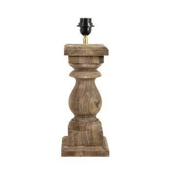 Balusterlamp Houten Tafellamp 50cm - 2 Stuks Beschikbaar, Nieuw, Ophalen of Verzenden, Hout, Nvt