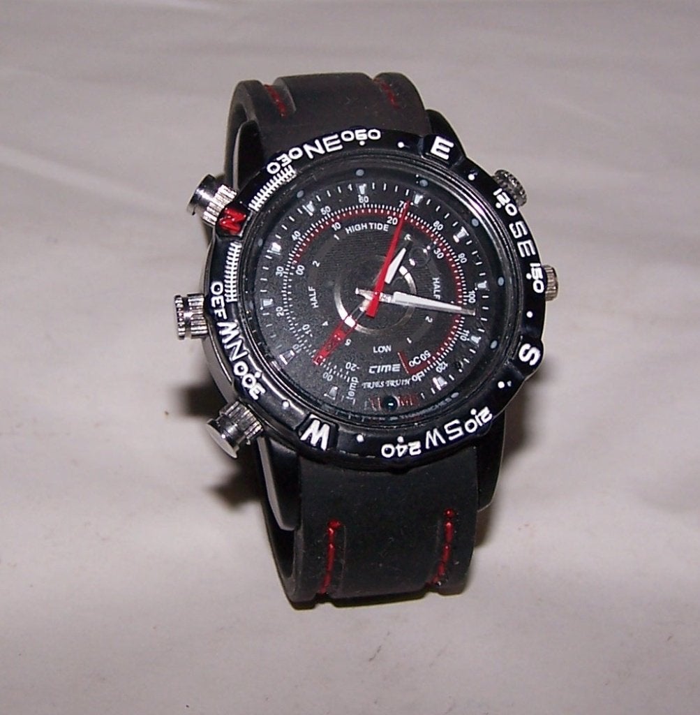 Horloge met camera. Geen oplader. Izgs., Ophalen of Verzenden, Zo goed als nieuw