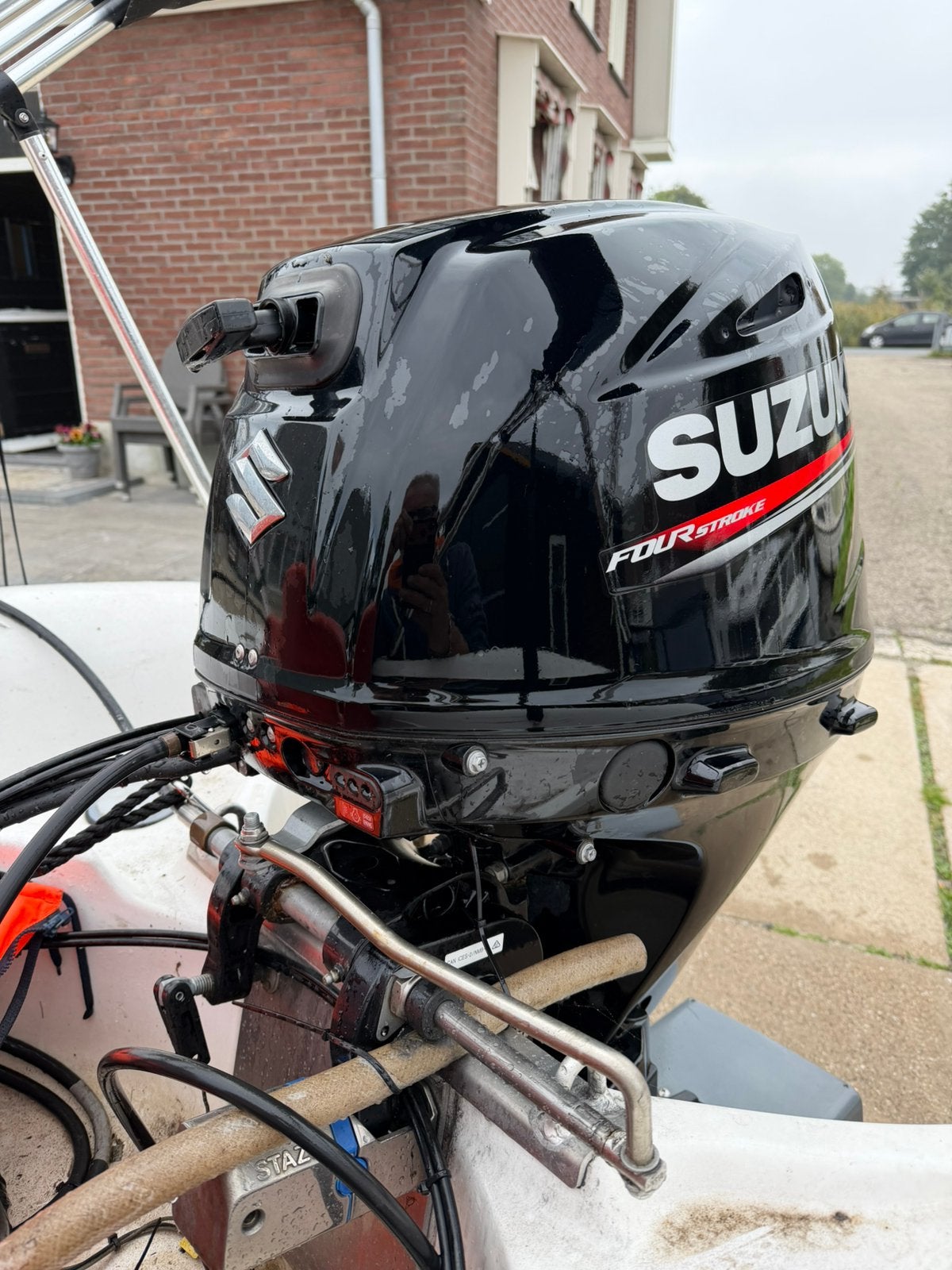 Suzuki 30 EFI kortstaat 2018/Mariner 55 pk lang, Ophalen, Gebruikt, Met afstandsbediening, 30 pk of meer