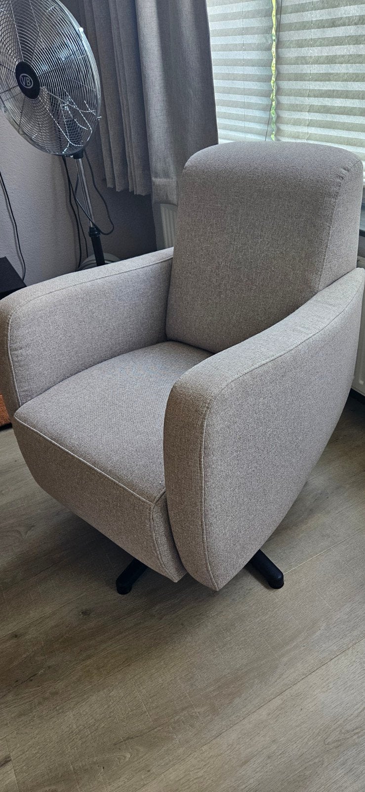 Te koop fauteuil draaistoel, degelijke kwaliteit, Ophalen, Zo goed als nieuw, Minder dan 75 cm, 50 tot 75 cm