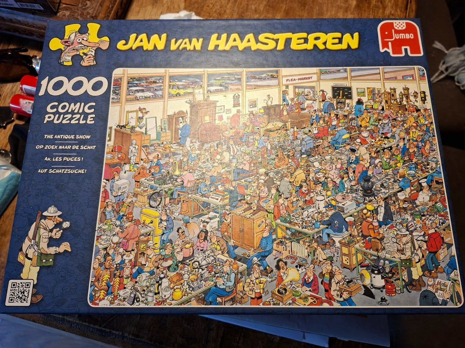 Jan van Haasteren Antiekmarkt, Ophalen, 500 t/m 1500 stukjes, Zo goed als nieuw, Legpuzzel