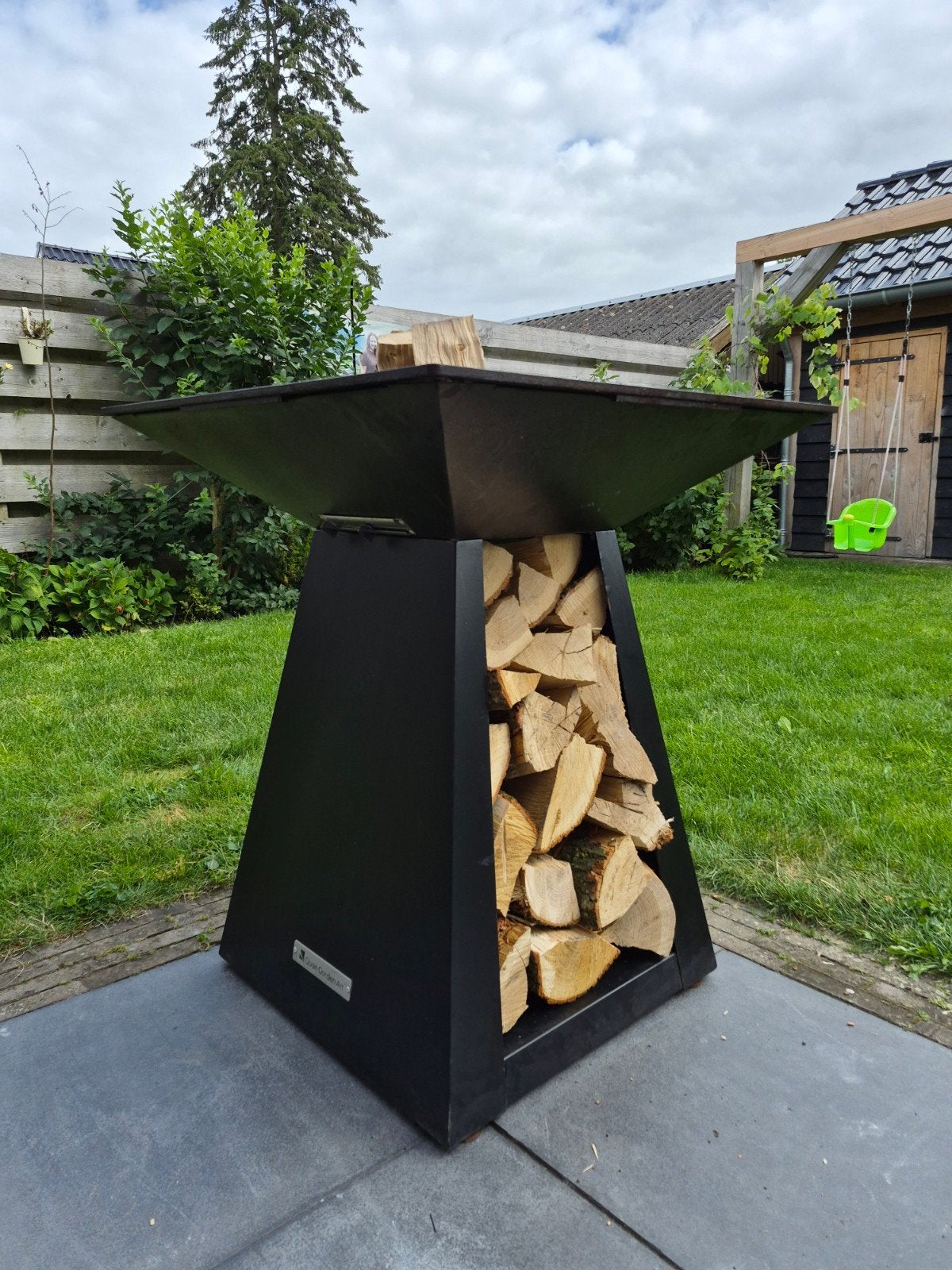 Barbecue plancha quan art zwart, Ophalen