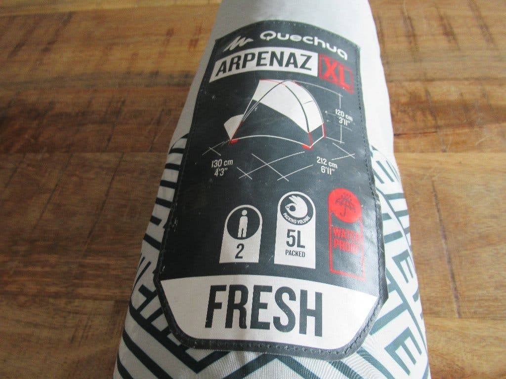 Quechua Arpenaz XL Fresh Pop up FRESH - 2 persoons, Ophalen of Verzenden, Zo goed als nieuw, Tot en met 2