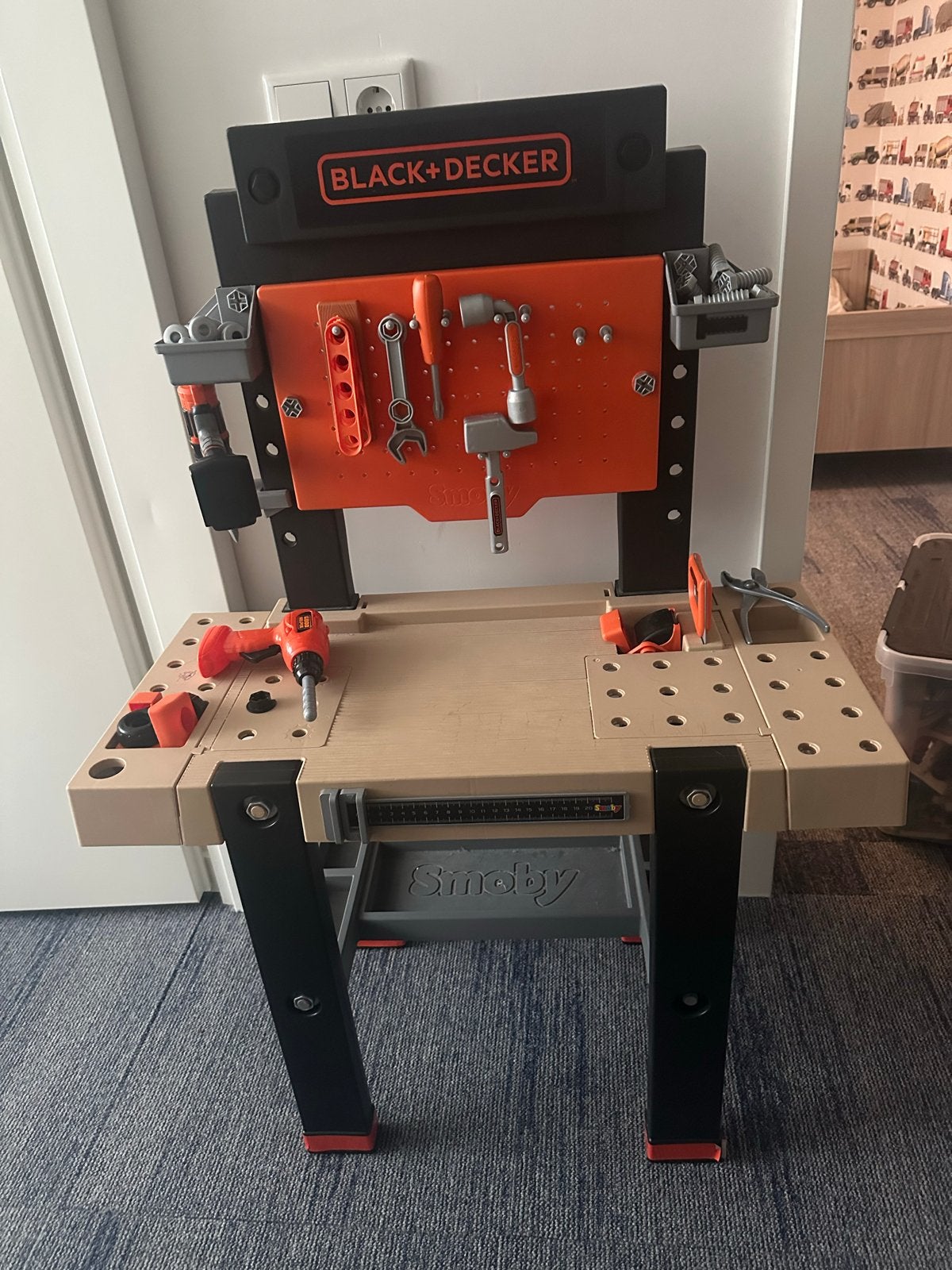 Black+Decker Smoby Werkbank voor Kinderen, Ophalen, Zo goed als nieuw, Knutselen