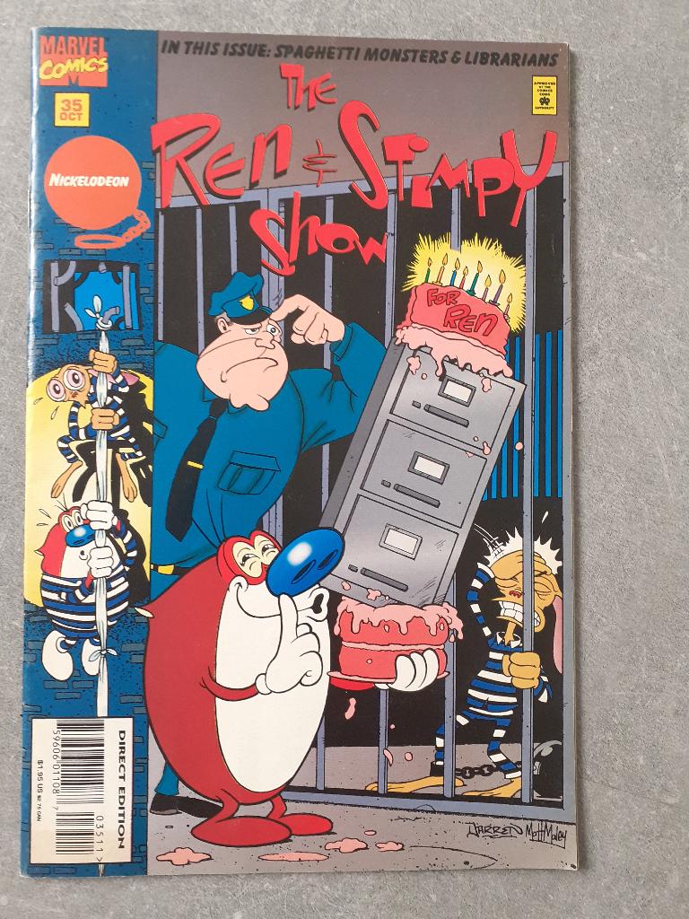 The Ren & Stimpy Show #35 - Stimpy’s Suck-Up Friend, Eén comic, Amerika, Marvel Comics, Ophalen of Verzenden