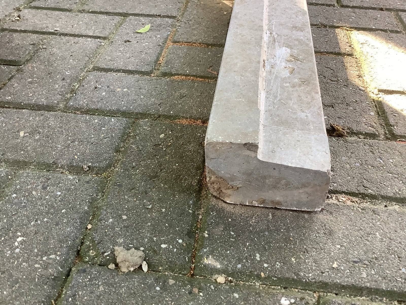 Hardstenen dorpel, Ophalen, Gebruikt