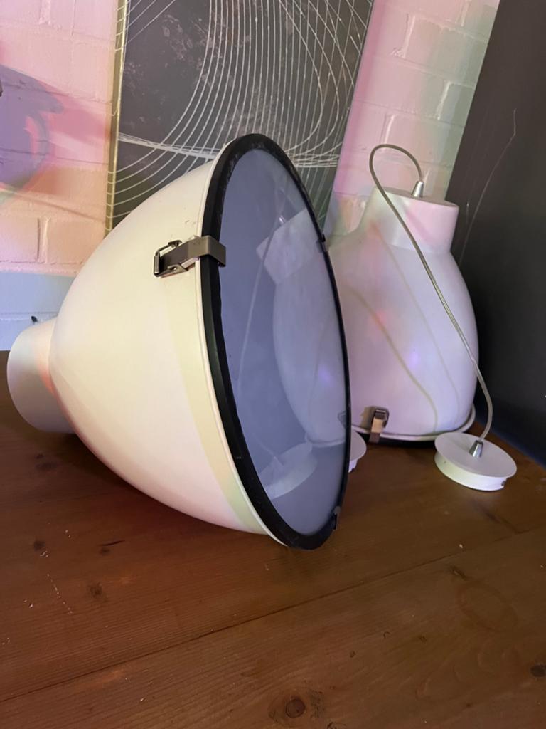 Plafond hanglamp 2 stuks, Ophalen, Zo goed als nieuw