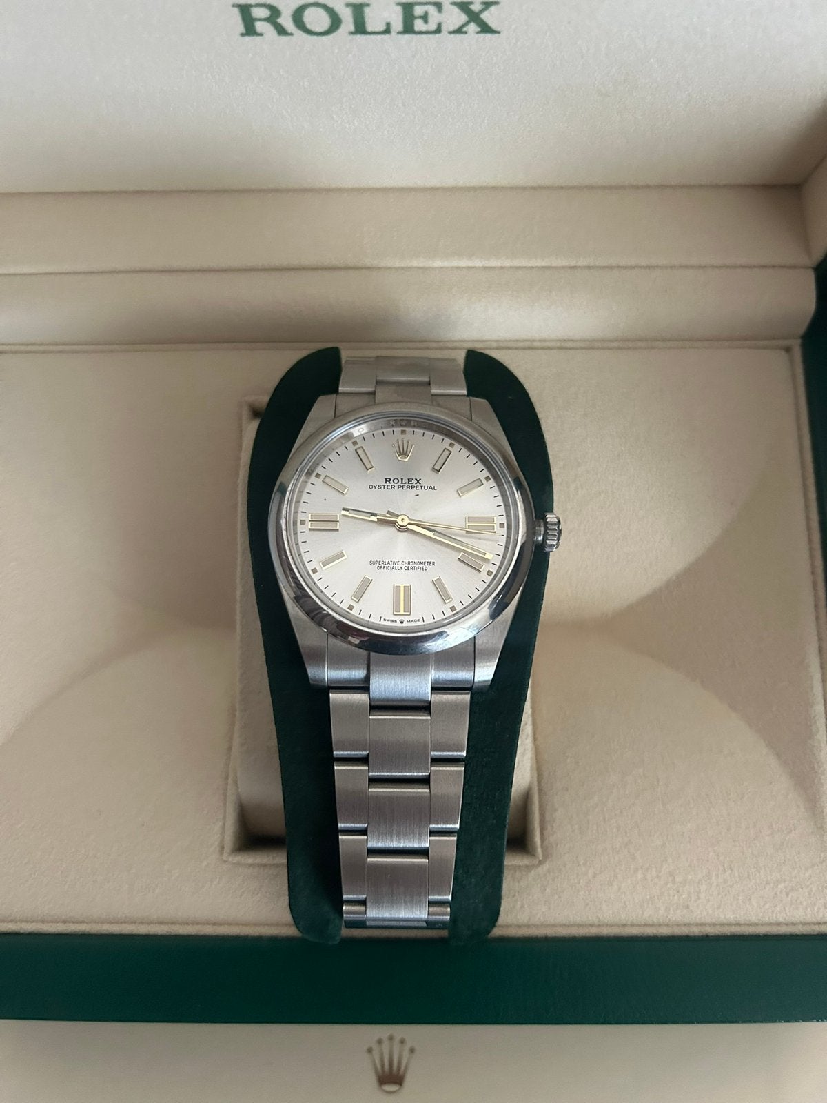 Rolex Oyster Perpetual 124300 2022, Ophalen, Staal, Polshorloge, Zo goed als nieuw