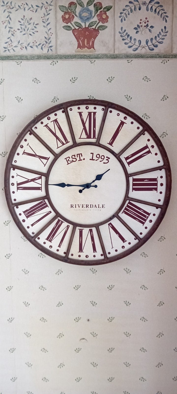 Riverdale Wandklok - Klassiek Design, Ophalen, Analoog, Overige merken, Wandklok