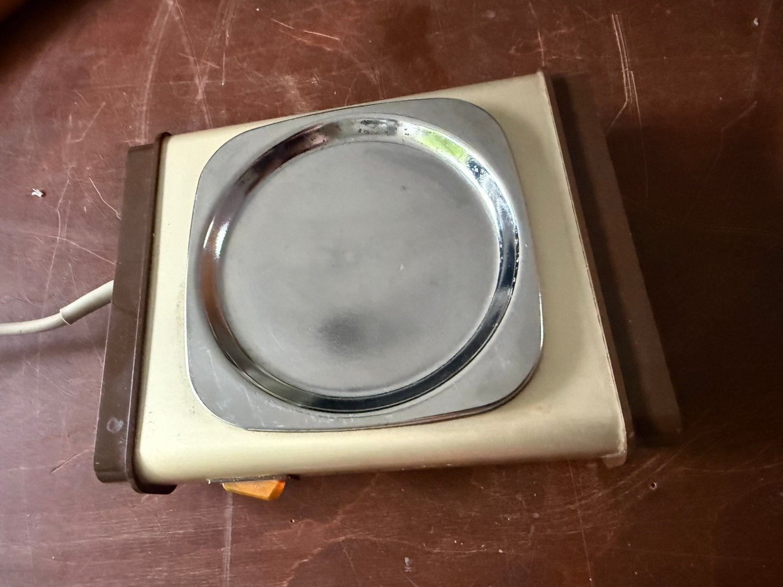 Technivorm warmhoudplaatje vintage Melitta Moccamaster, Ophalen, Zo goed als nieuw, Koffiemachine