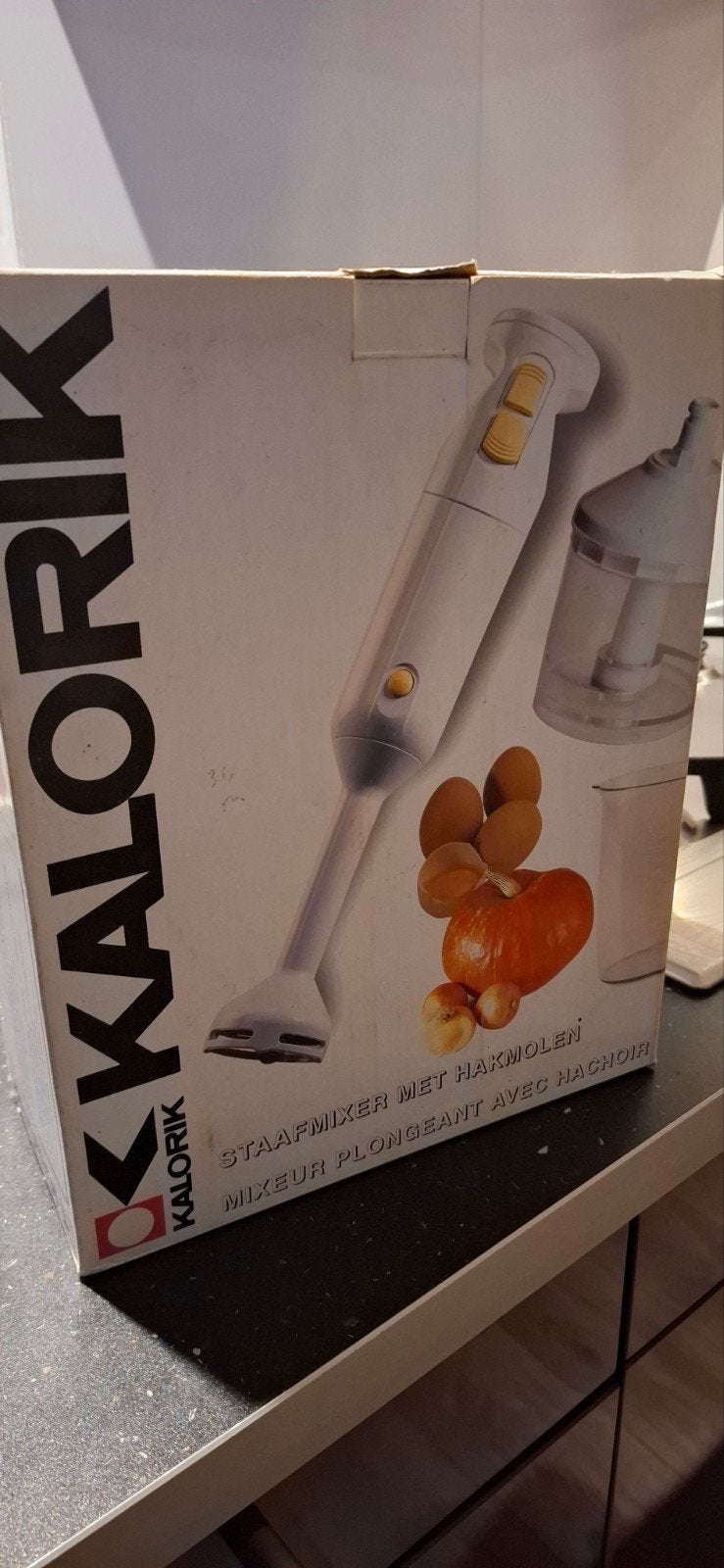 Kalorik Staafmixer met Hakmolen - Nieuw in doos, Minder dan 1 liter, Ophalen of Verzenden, Nieuw, 1 snelheid