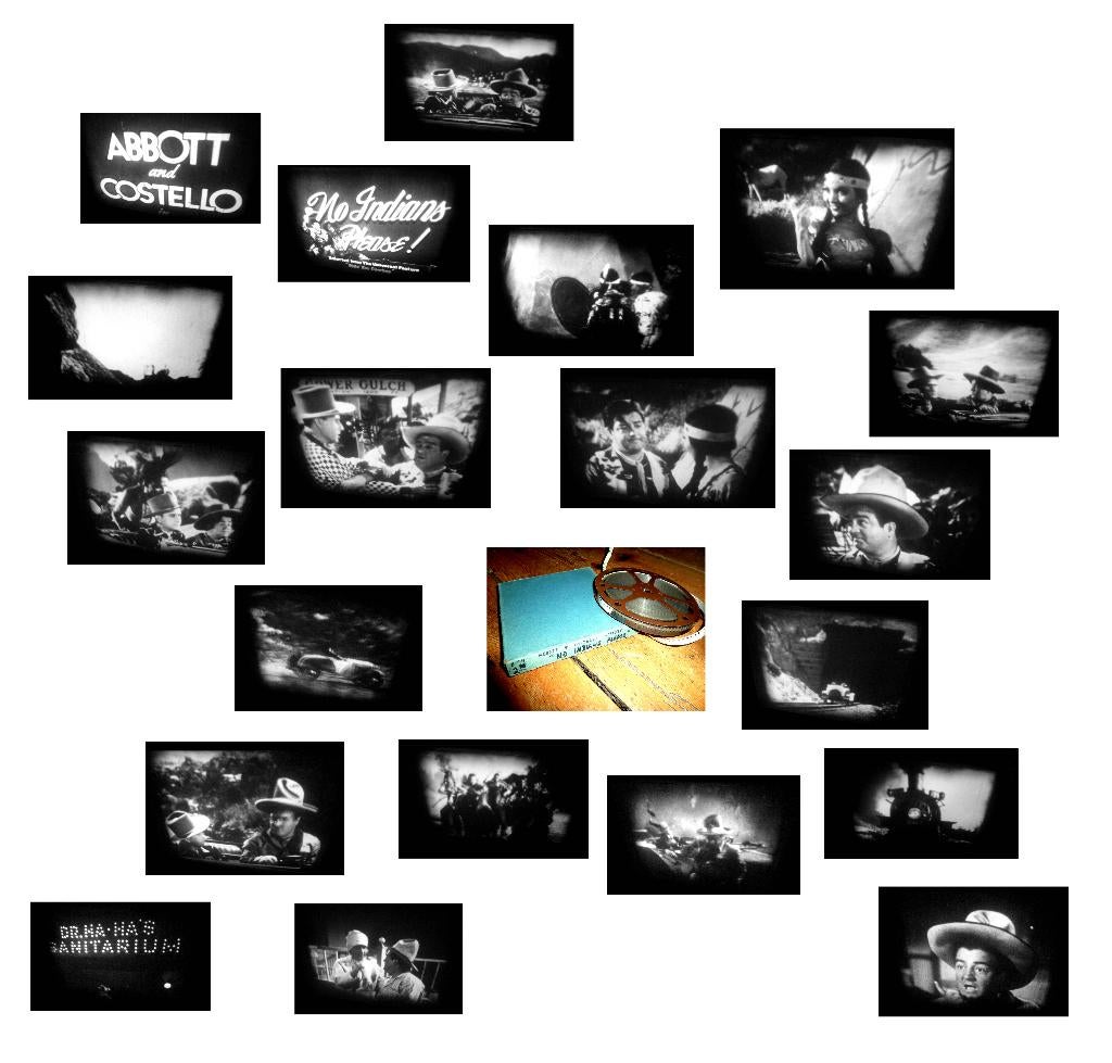 8mm film Abbott & Costello - No Indians Please - 1942 - N8, Ophalen of Verzenden, 8mm film