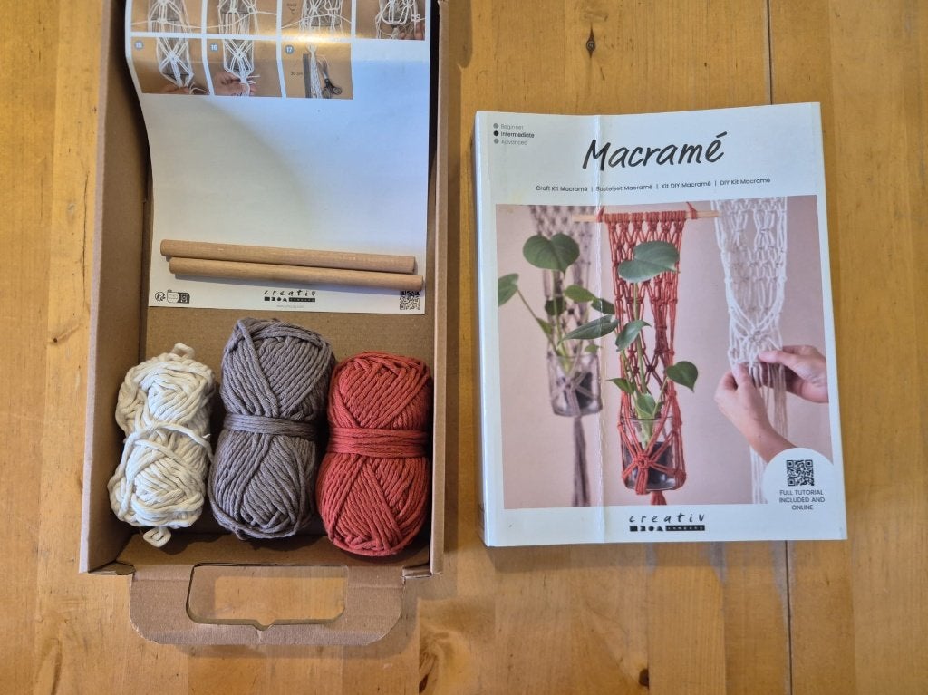 Macramé kit, Ophalen of Verzenden, Gebruikt, Knutselmateriaal