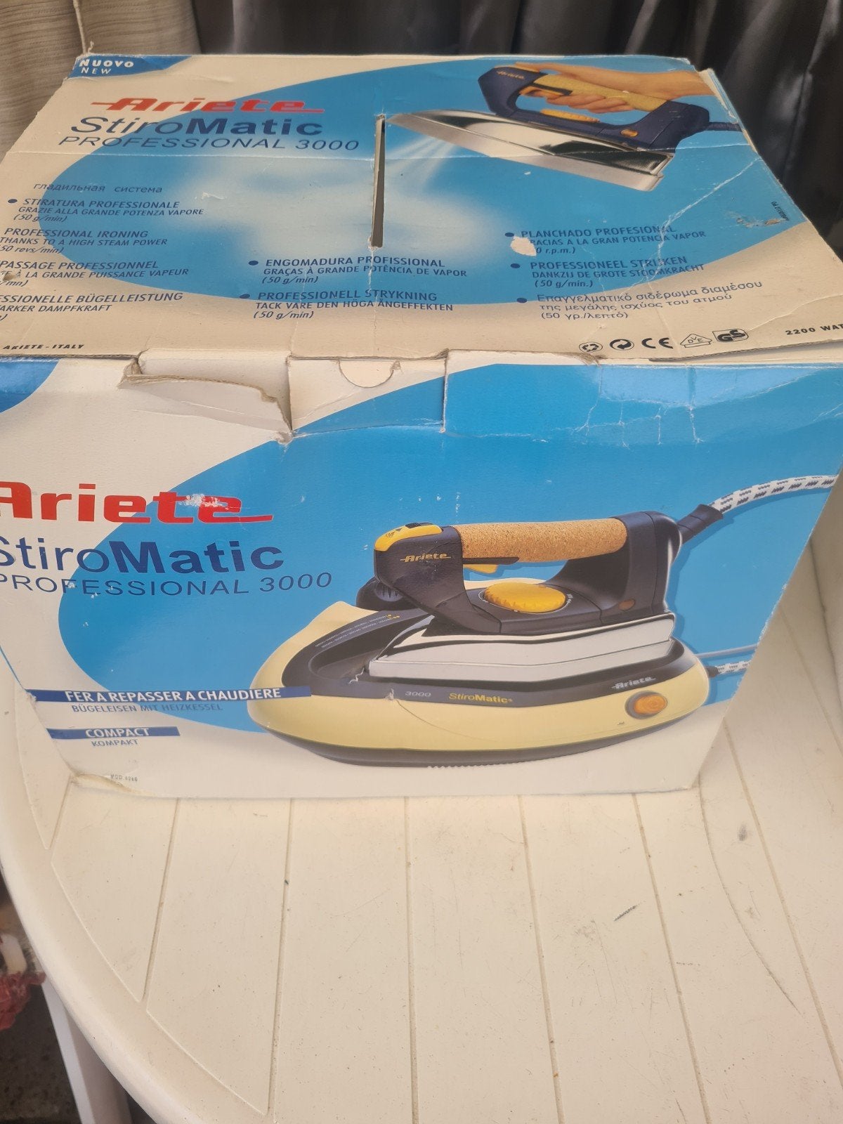 Ariete StiroMatic Professional 3000 Strijkijzer, Ophalen, Nieuw, Strijkijzer met snoer