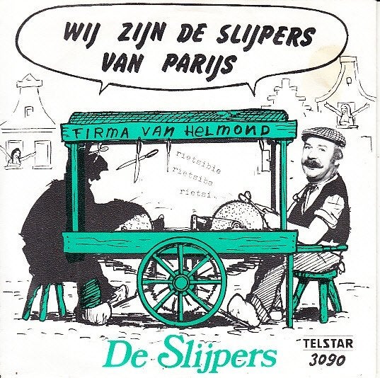 de slijpers - wij zijn de slijpers van parijs (1980/piraat), Cd's en Dvd's, Gebruikt, 7 inch, Ophalen of Verzenden, Beschermende buitenhoes