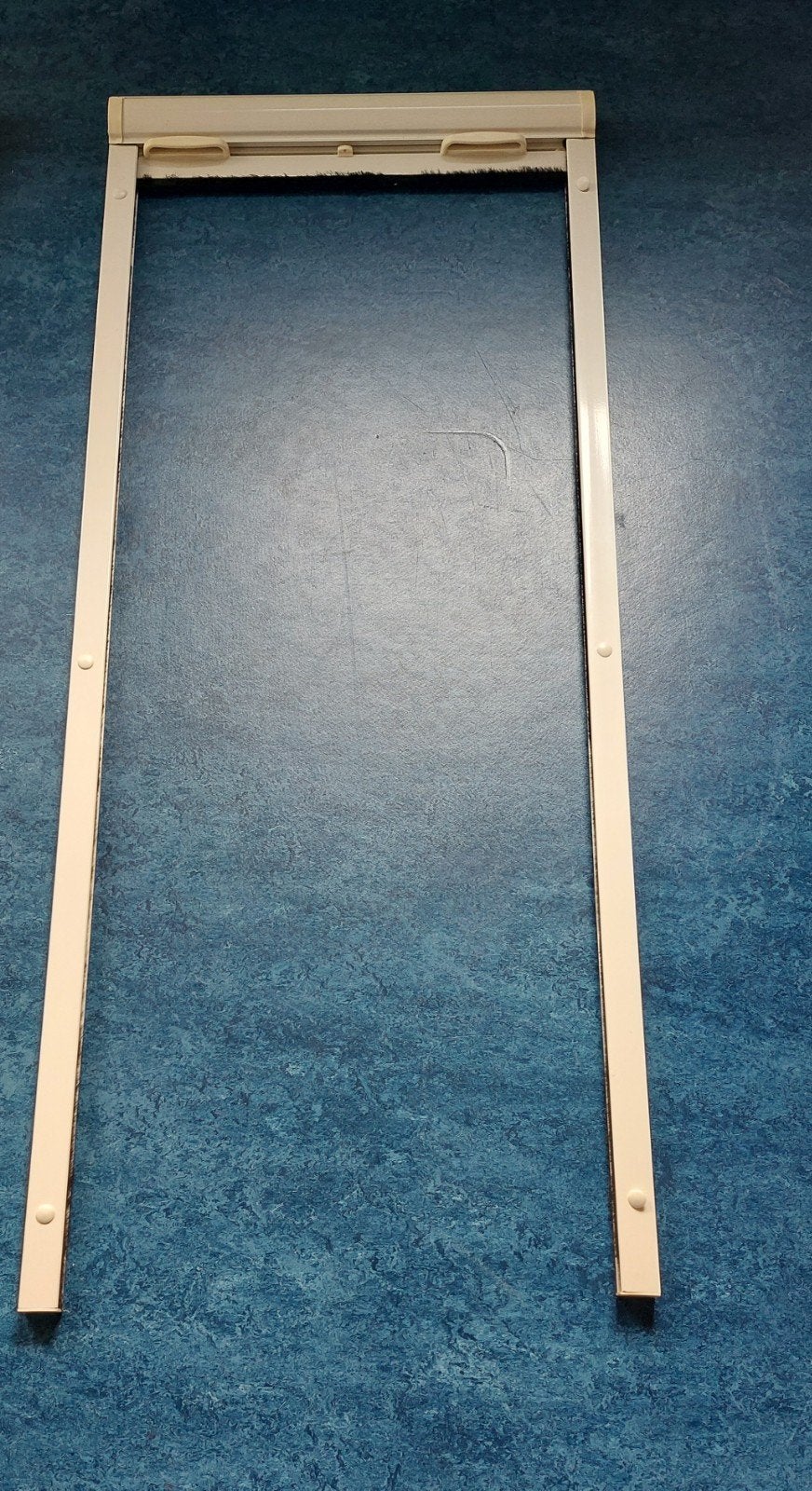 rolhor in cassette  lengte 123,5 cm, Kunststof, Gebruikt, Raamkozijn, 75 tot 150 cm