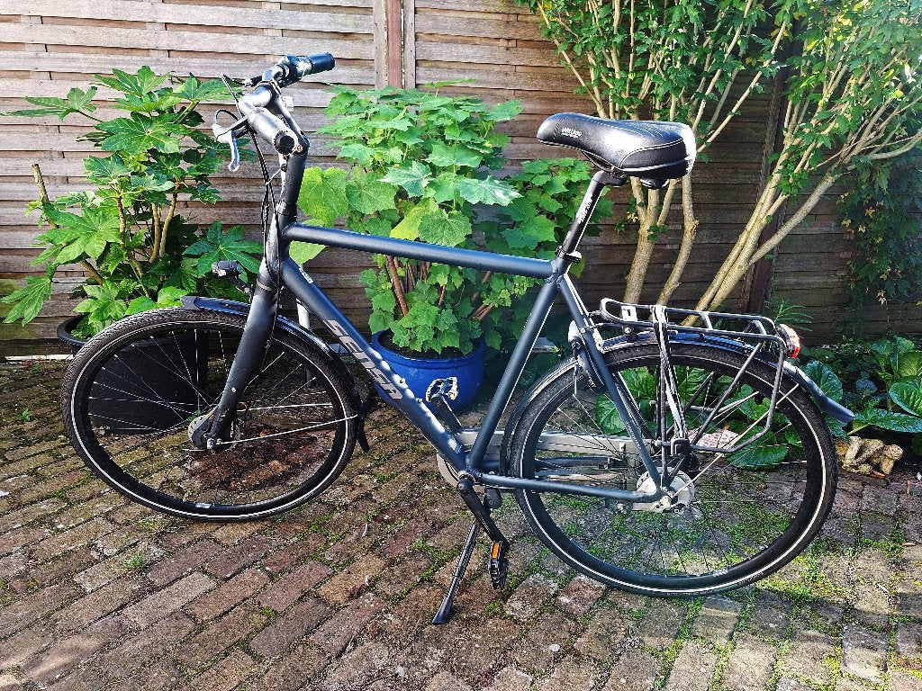 Herenfiets Sensa Treviso N7 61 cm, Gebruikt, Versnellingen, 57 tot 61 cm, Trommelrem