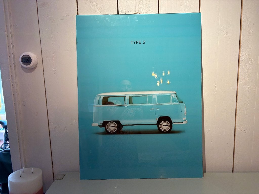 Glas schilderij Volkswagen, Ophalen, Nieuw, Schilderij, 75 – 100