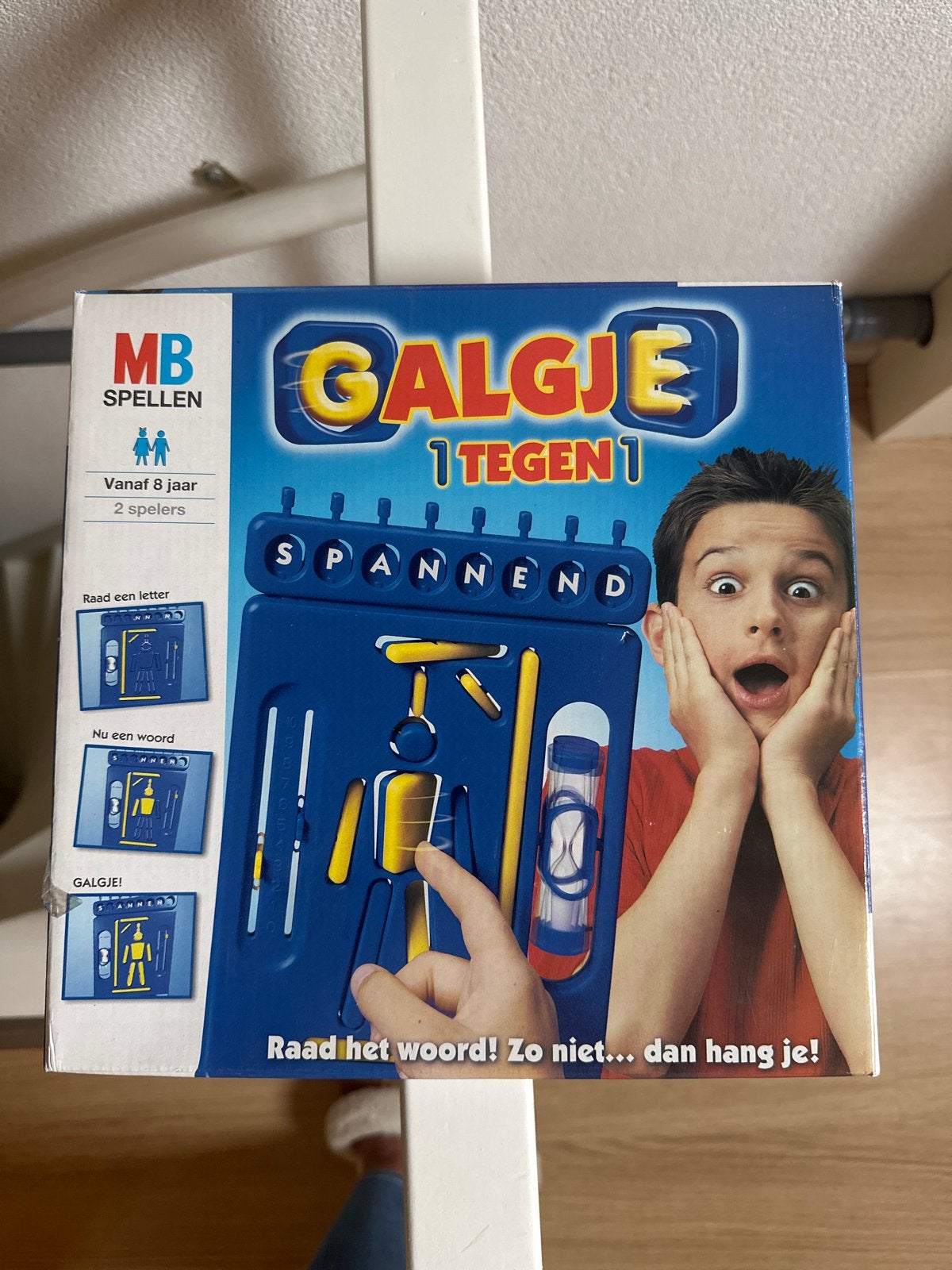 Galgje 1 tegen 1 bordspel van MB Spellen, Hobby en Vrije tijd, Een of twee spelers, Ophalen of Verzenden, Gebruikt