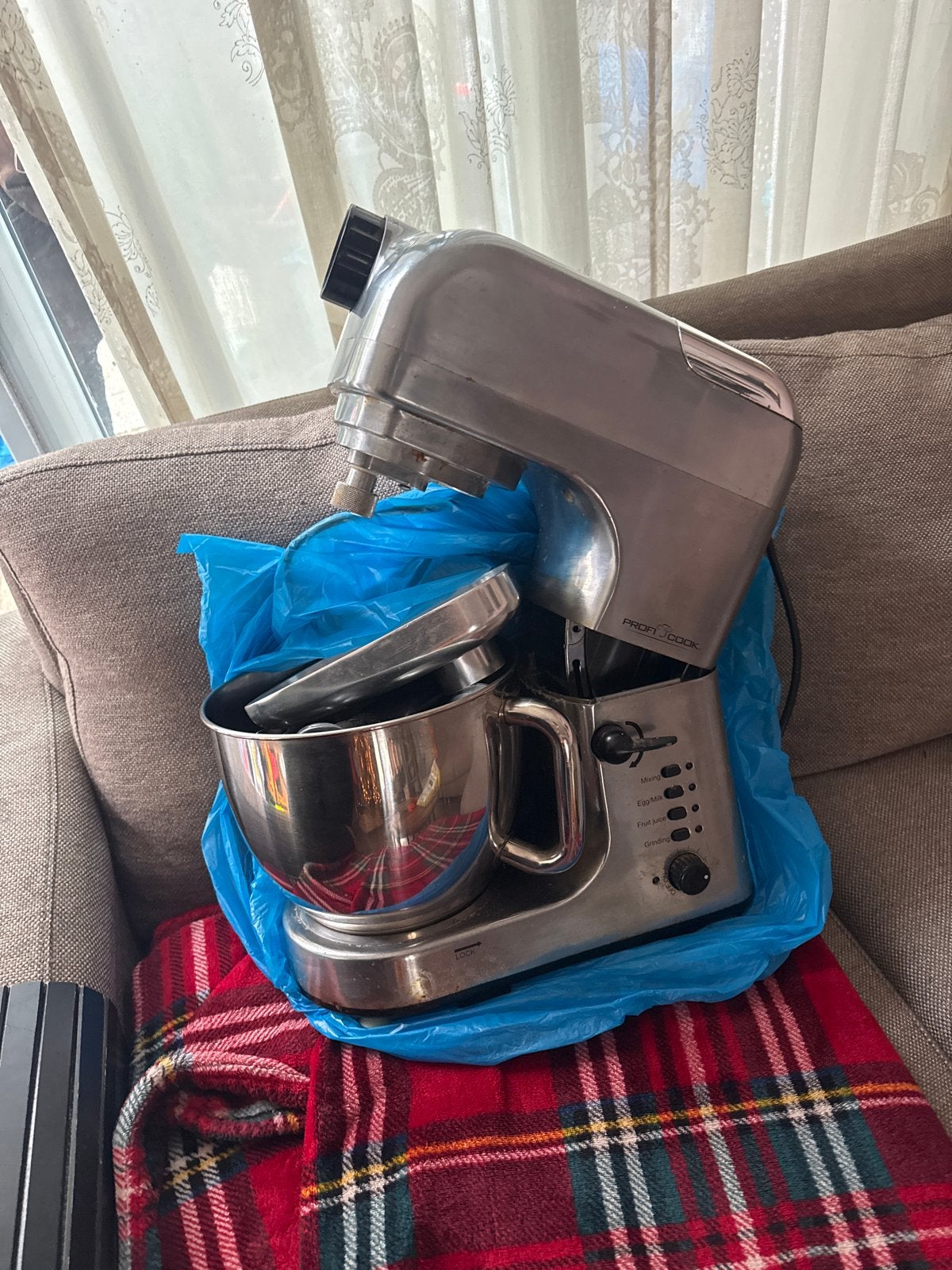 Proficook keukenmachine - Zilver, 3 tot 4 liter, Ophalen, Gebruikt, 3 snelheden of meer