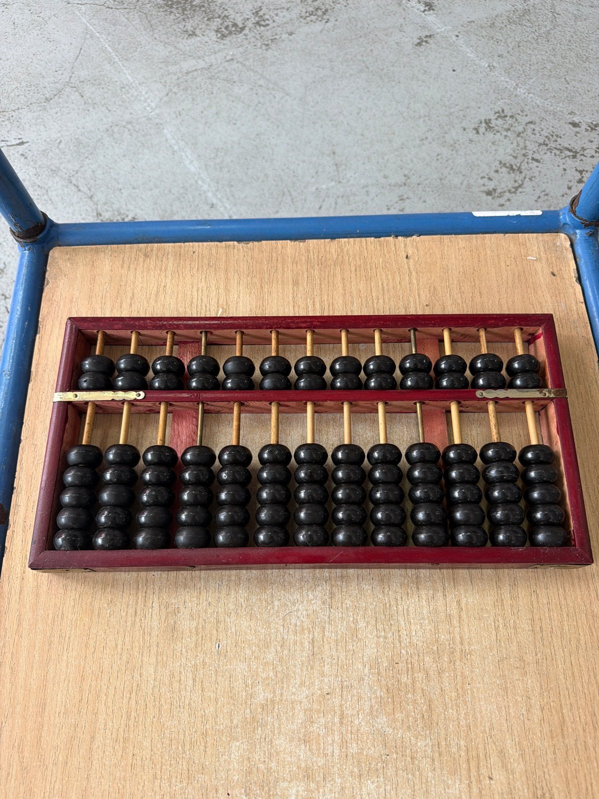 Vintage Chinese Abacus - Houten Telraam, Ophalen