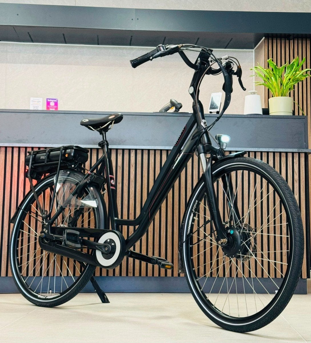 Amslod Newton LX Elektrische Fiets Dames Zwart 58cm