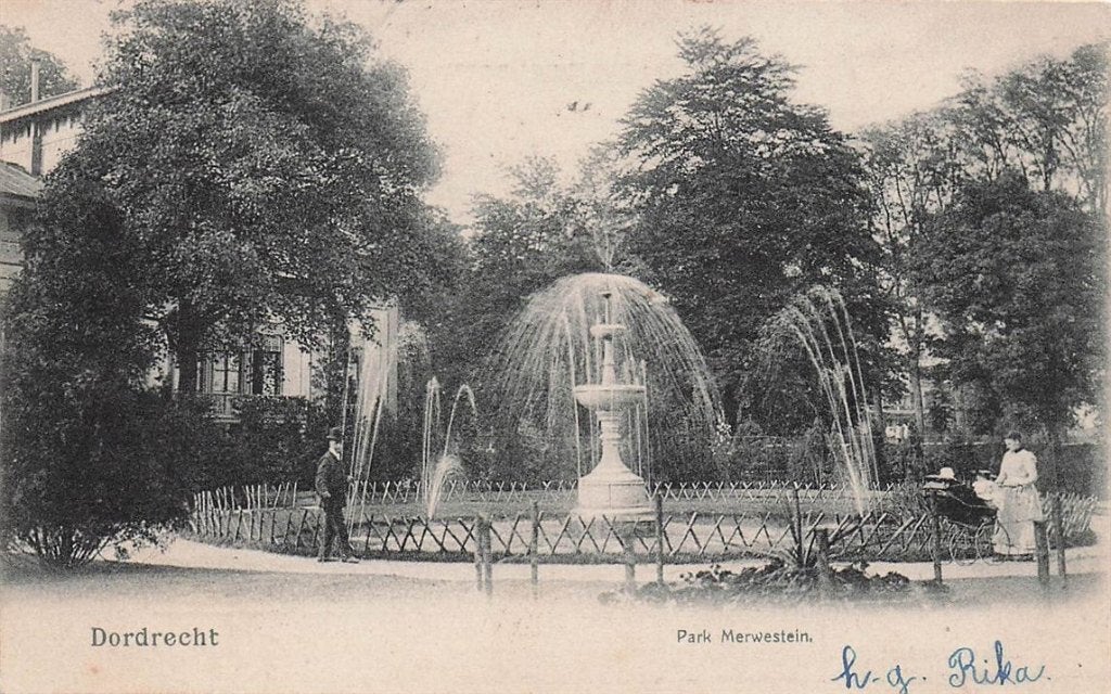 702-217-031 Dordrecht Park Merwestein, Verzenden, Voor 1920, Zuid-Holland