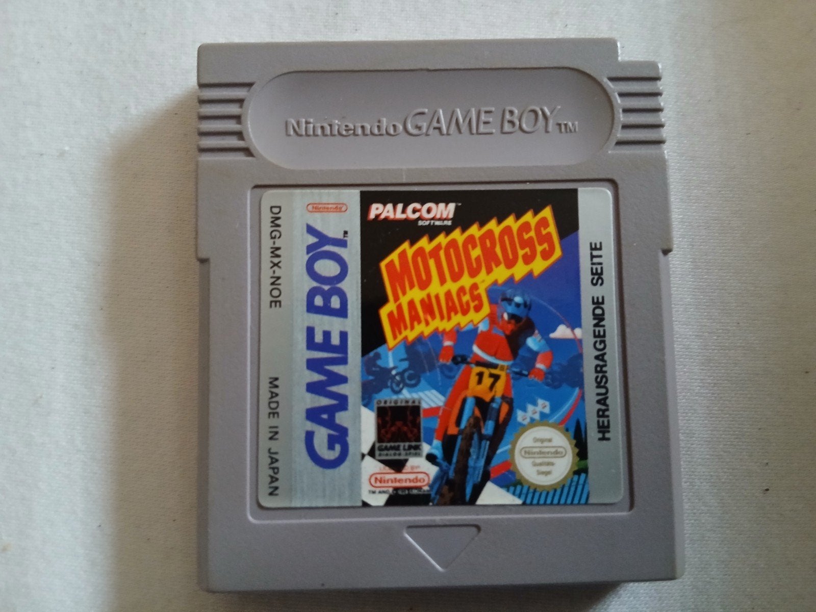 Motor Cross Maniacs (Palcom) - Vintage Game Boy Game, Gebruikt, 1 speler, Racen en Vliegen, Ophalen of Verzenden
