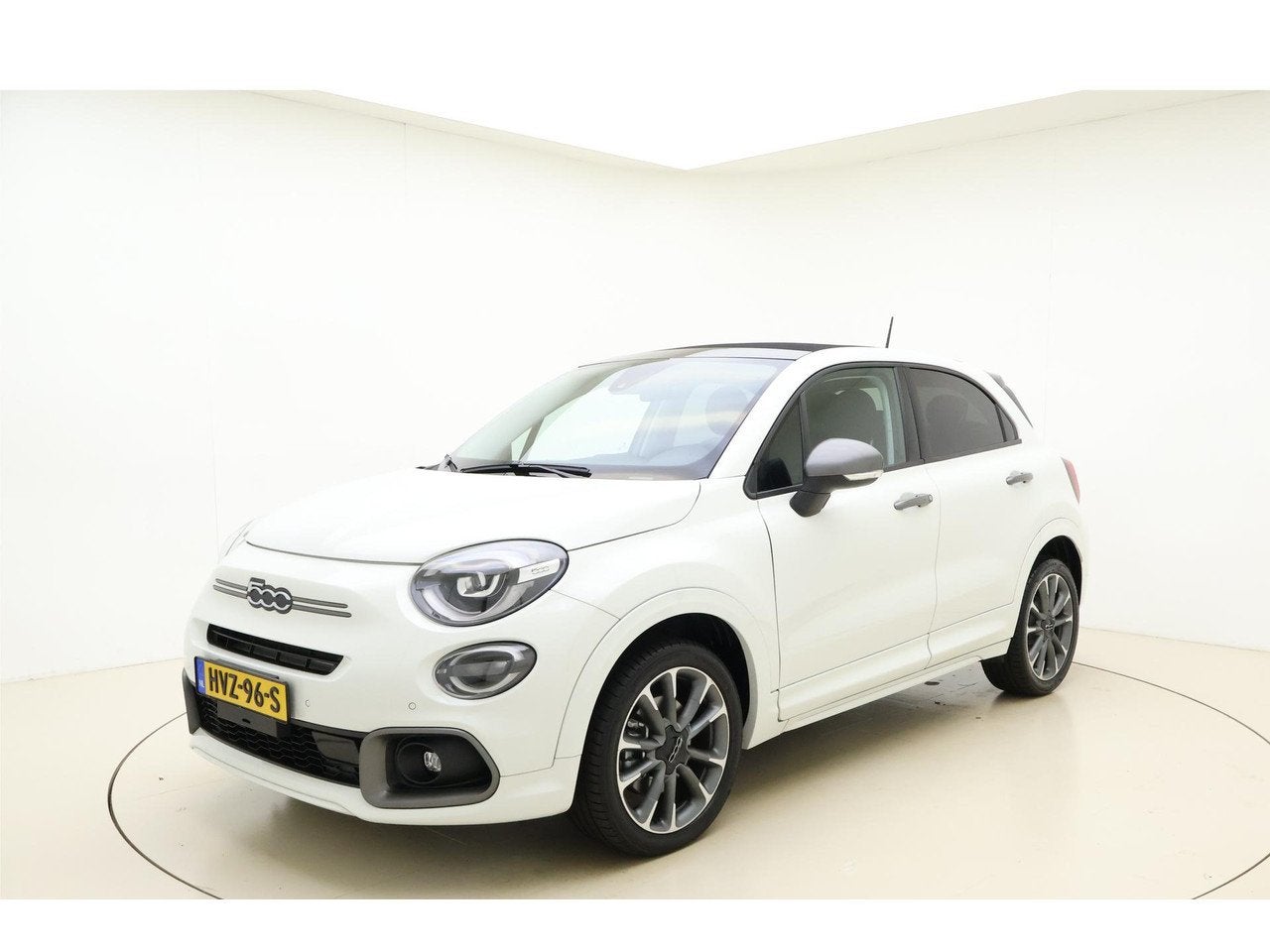 Fiat 500X 1.5 Hybrid 130pk Sport Cabrio | Navigatie | Achter, Auto's, Fiat, Automaat, Gebruikt, 4 cilinders, 500X