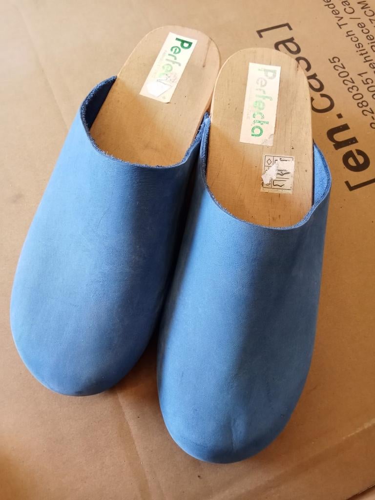 Italiaanse klompen clogs - Maat 41, Blauw, Perfecta, Gedragen, Sandalen of Muiltjes