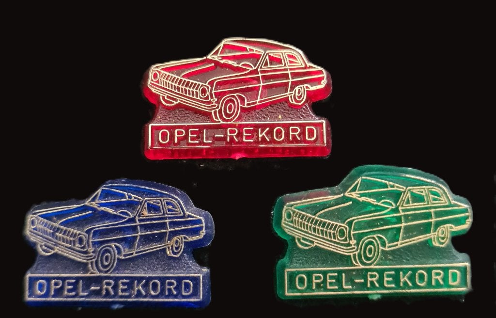 Opel-Rekord spelden- 3 stuks, Verzenden, Nieuw, Transport, Speldje of Pin