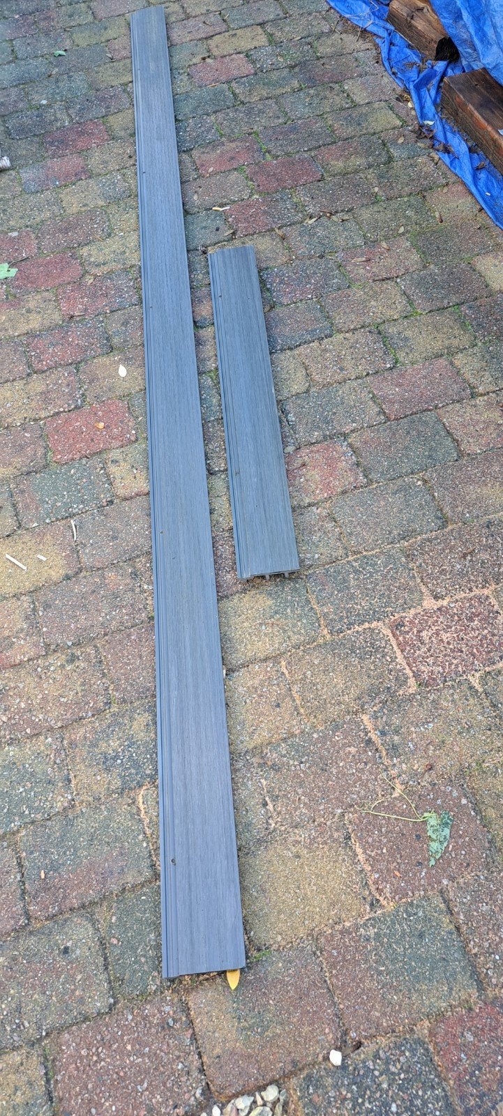 Kunststof schroten - 12 m² - diverse lengtes, Doe-het-zelf en Verbouw, Ophalen, Gebruikt, Minder dan 25 mm, Overige typen