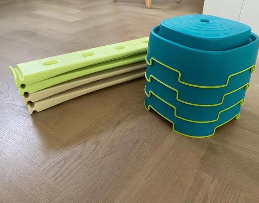 Decathlon: speelblokken en balken voor kind (2-6 jaar), Ophalen, Zo goed als nieuw, Klimwand