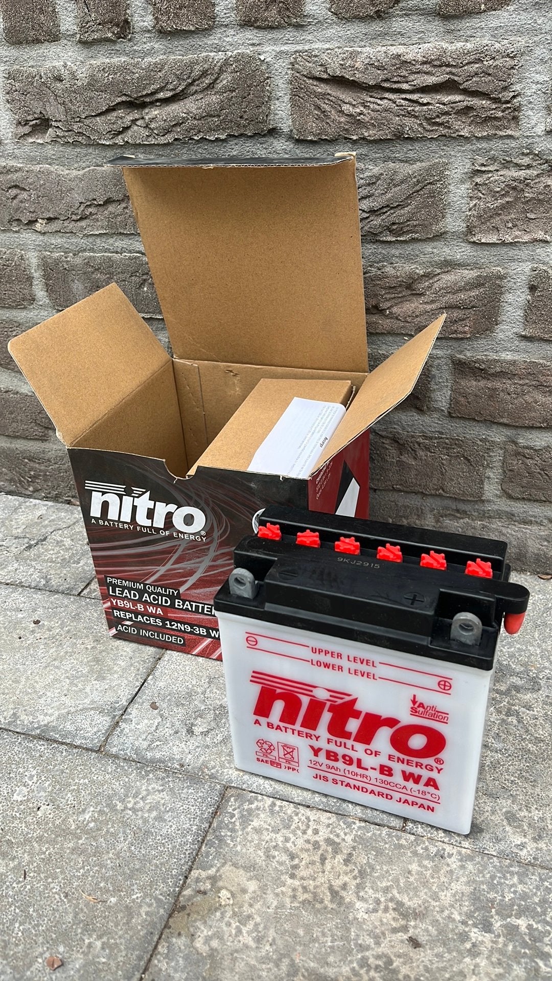 2x 12v 9ah nitro accu’s, Ophalen of Verzenden, Nieuw