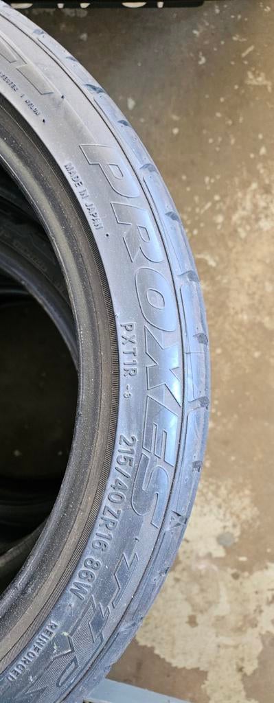 Gebruikte Toyo Proxes R888R banden - 215/40R16 86W, Ophalen, 16 inch, Band(en), Personenwagen