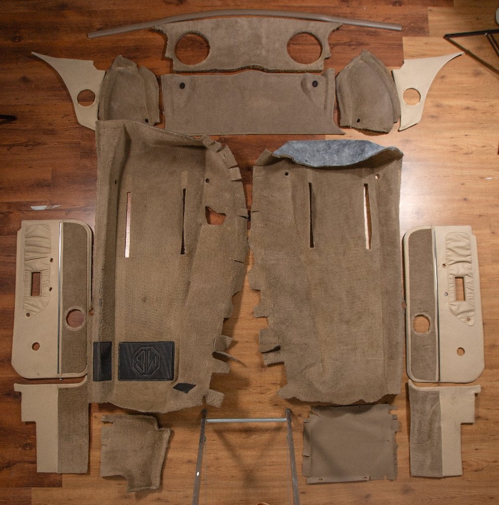 Compleet origineel MGB MG RV8  interieur, bijna nieuwstaat!, Auto-onderdelen, Interieur en Bekleding, Ophalen of Verzenden, Gebruikt