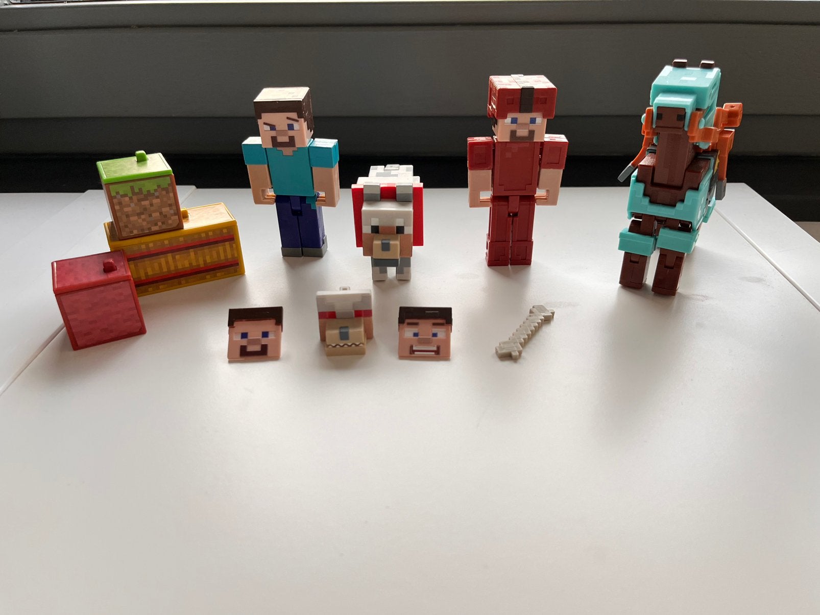 Minecraft speelset, Ophalen of Verzenden, Zo goed als nieuw
