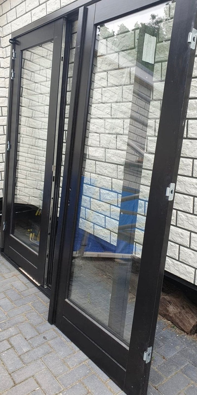 openslaande tuindeuren inclusief kozijn 9-12-2025 Dts dorpel, Ophalen, Deurkozijn, Nieuw, 150 tot 225 cm