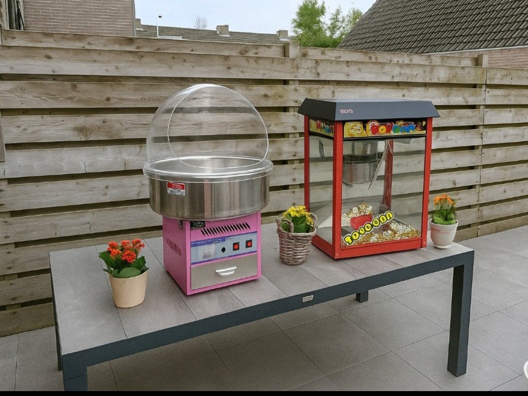 Popcorn en Suikerspin Machine Verhuur!, Ophalen of Verzenden, Zo goed als nieuw, Verjaardag