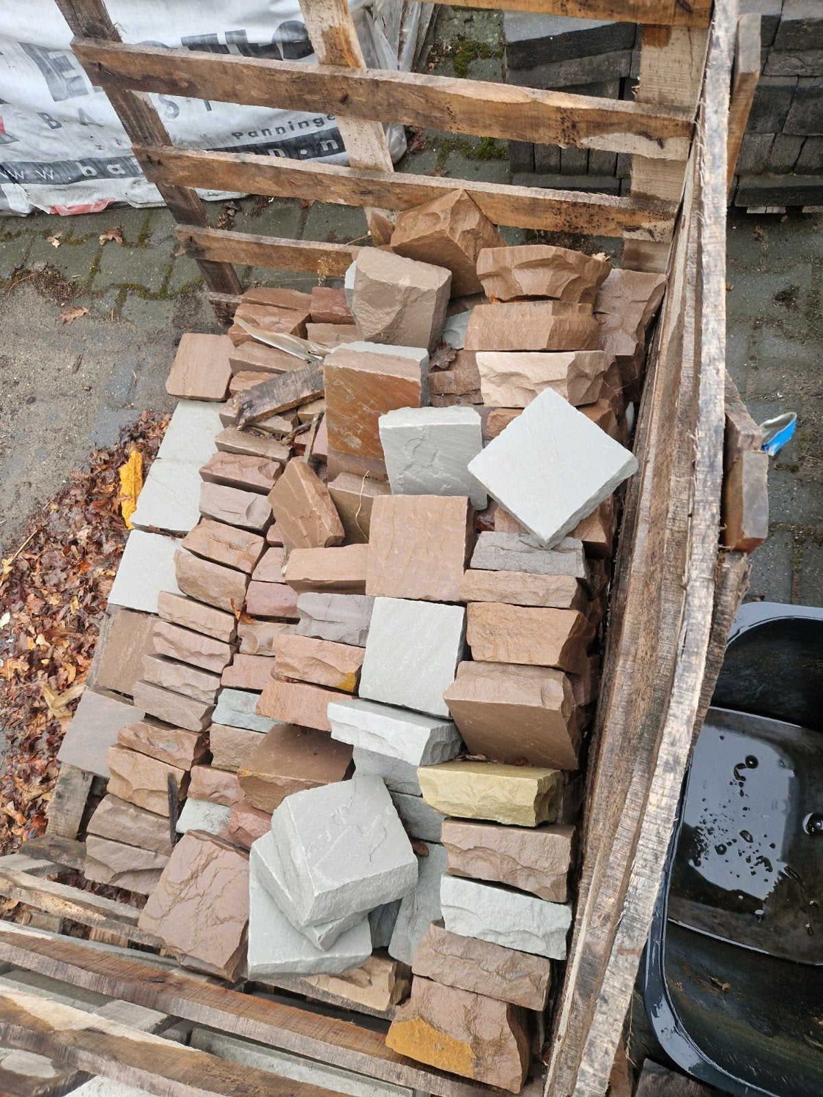 casseien,  kendla multicolor 14x14cm, Tuin en Terras, Ophalen, Nieuw