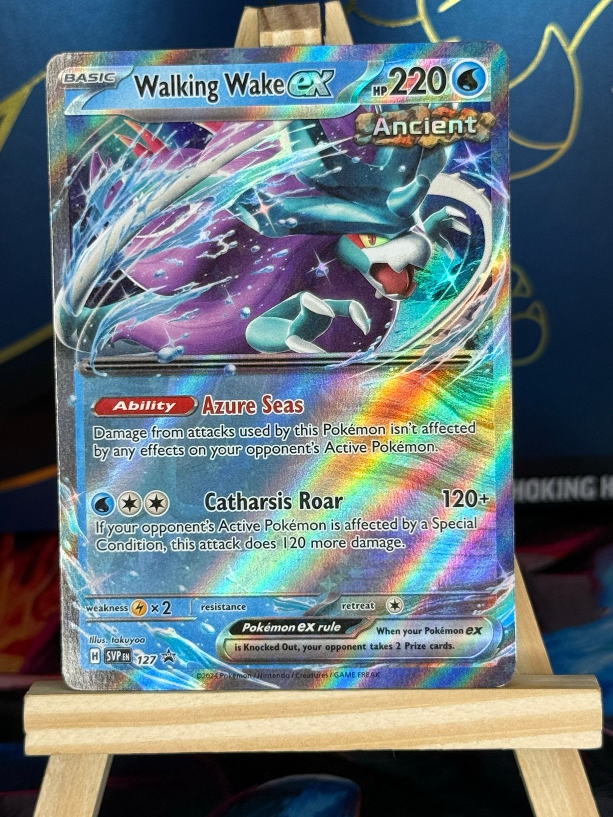 Walking Wake Ex #127 | Pokemon Promo, Verzenden, Zo goed als nieuw, Losse kaart, Foil