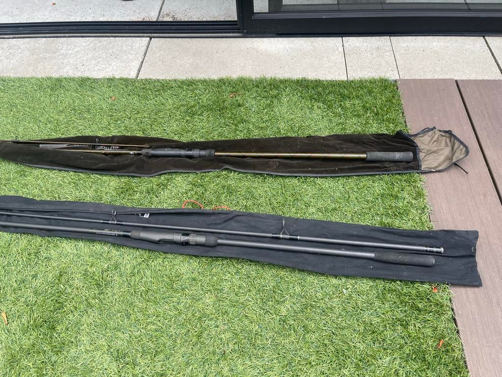 Karperset EFT & Sportex hengels incl. molens, Watersport en Boten, Ophalen, Gebruikt, Complete set