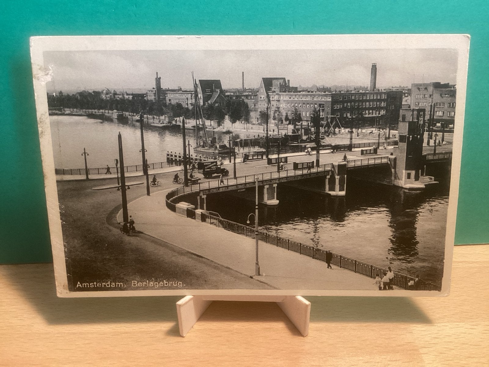 Amsterdam Berlagebrug -    503, Verzamelen, Ansichtkaarten | Nederland, Gelopen, Noord-Holland, Voor 1920, Ophalen of Verzenden