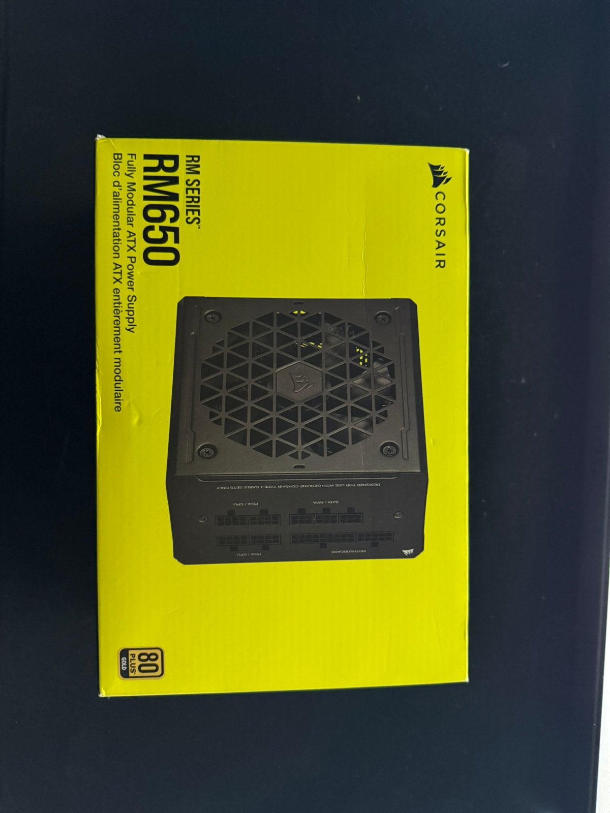 Corsair rm650 650w gold fully modular power supply, Ophalen, Zo goed als nieuw