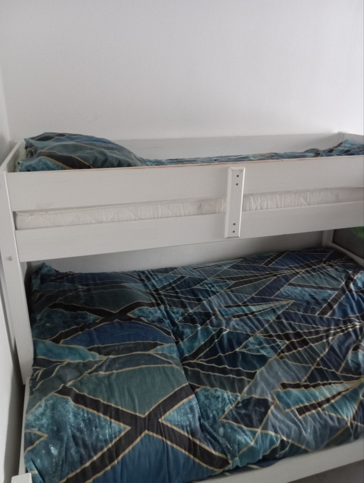 Stevig stapelbed voor 3 personen (90x200 & 140x200), Huis en Inrichting, Ophalen, Gebruikt, Tweepersoons, 140 cm