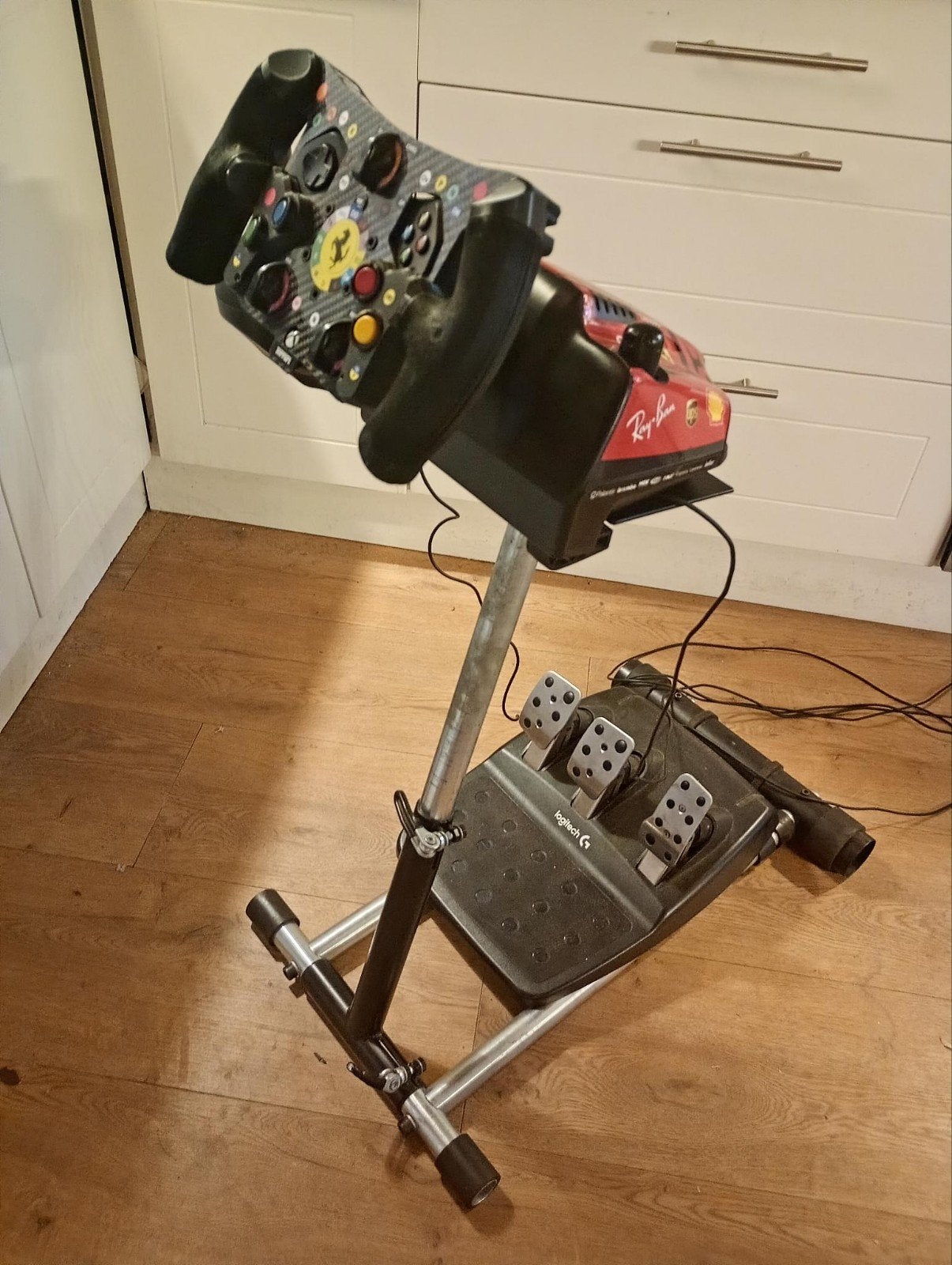 Logitech G920 racestuur met shifter, pedalen en 2 sturen, Spelcomputers en Games, Ophalen, Gebruikt, Stuurtje of Sportattribuut