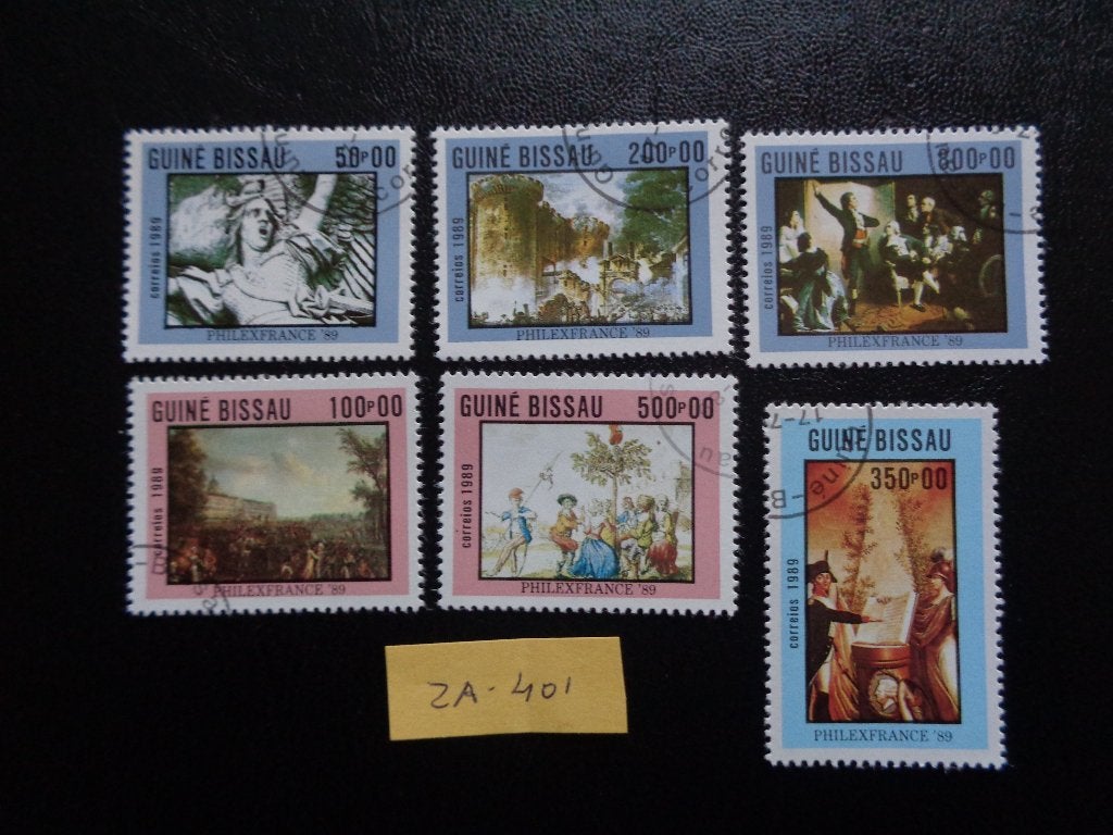 guine bissau - philex france 1989 (za-401), Ophalen of Verzenden, Overige landen, Gestempeld