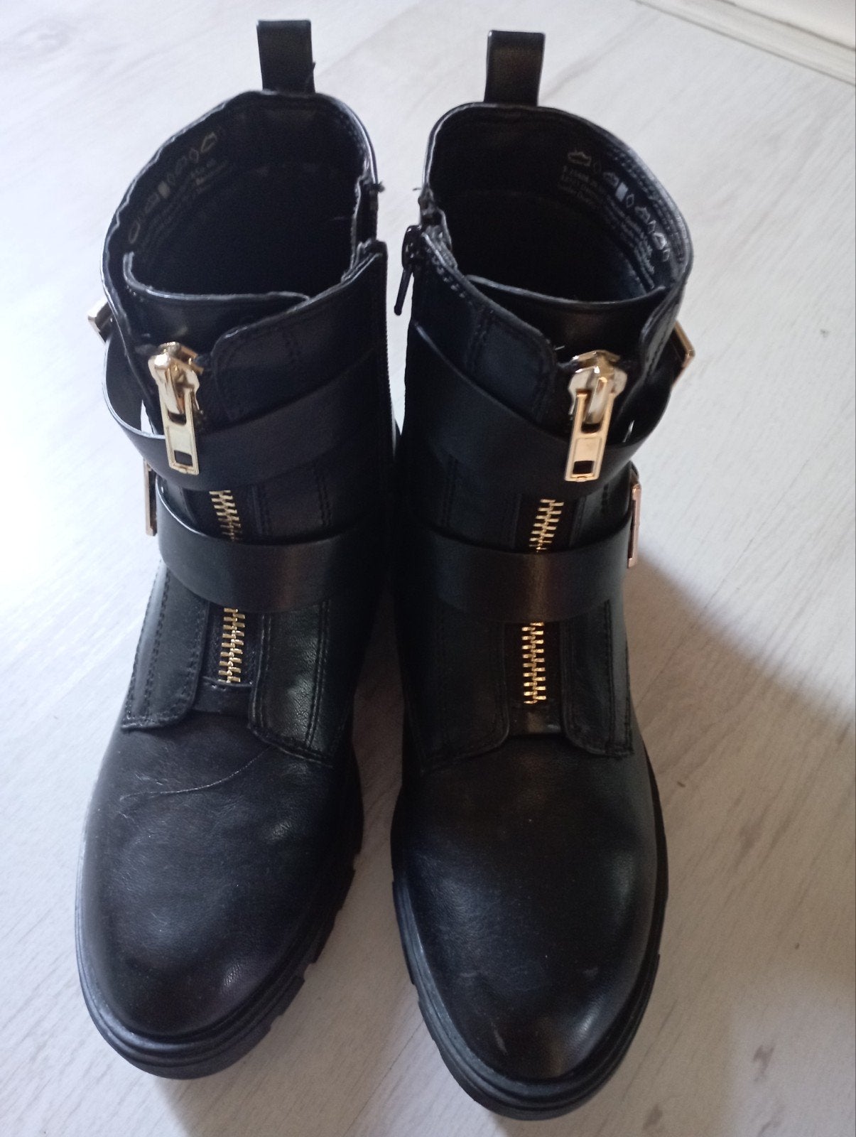Sportieve stoere dames boots mt. 41, Zwart, Ophalen of Verzenden, Zo goed als nieuw, S.Oliver
