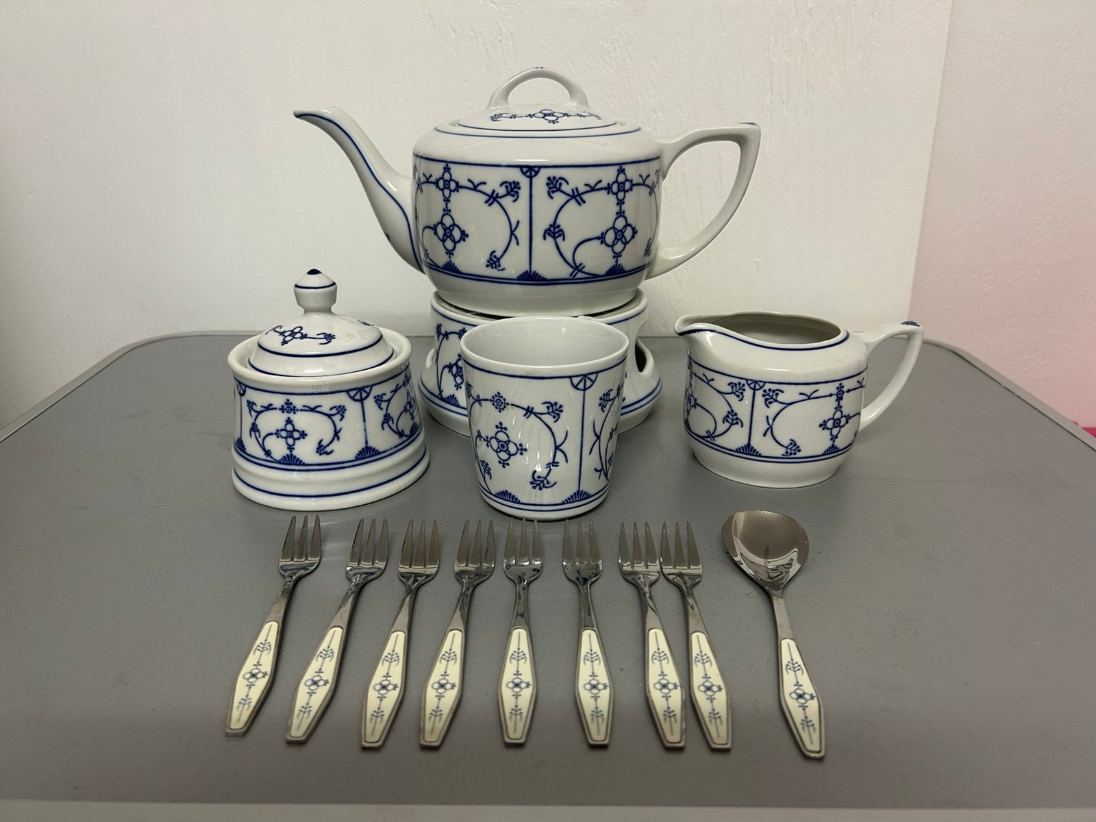 Blau-Saks Jäger servies…echt heeeel veeeel., Ophalen, Porselein, Overige stijlen