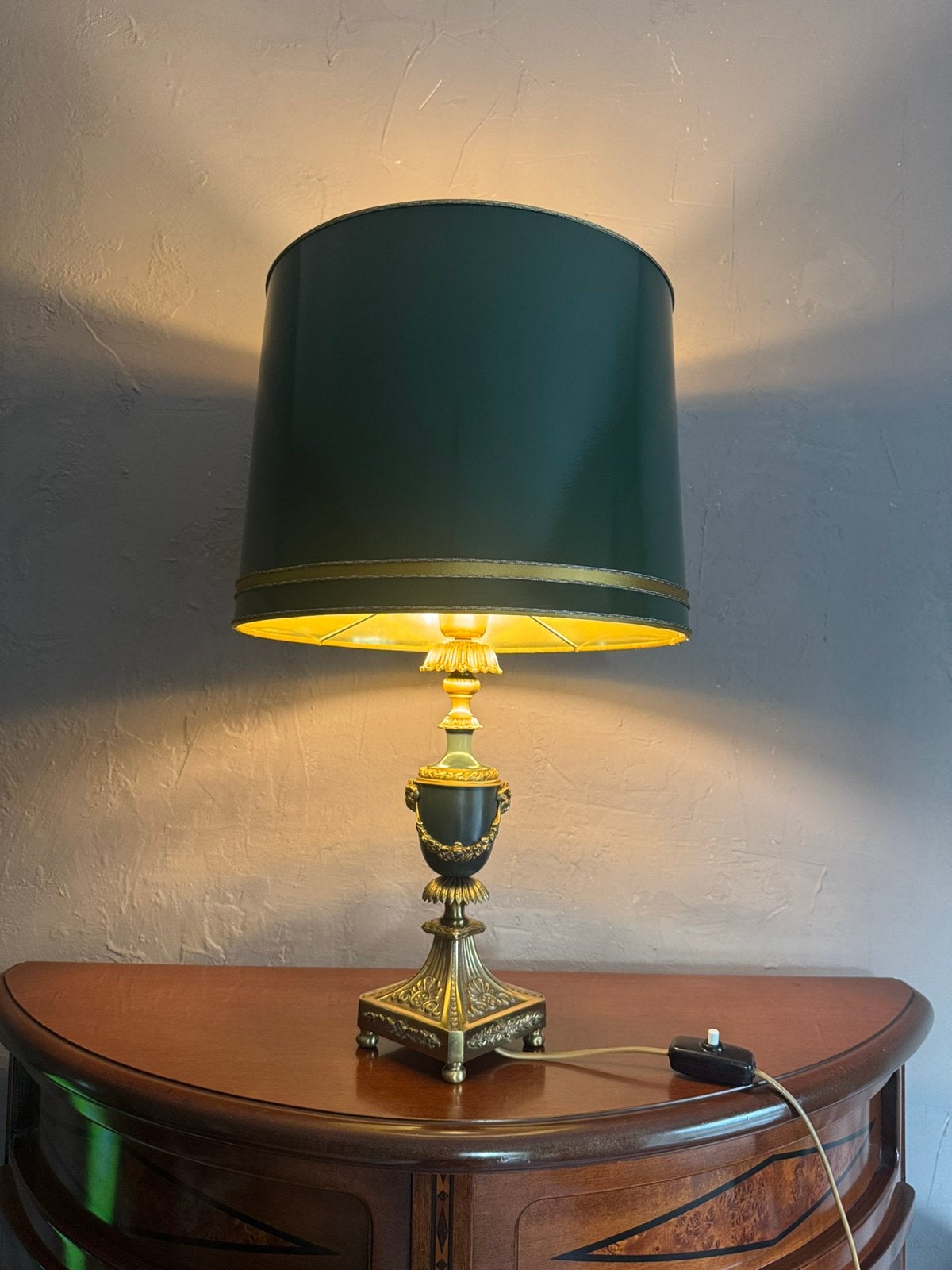 Klassieke bouillotelamp Empire stijl Einar Backström, Overige materialen, Overige typen, Overige merken, Meerkleurig
